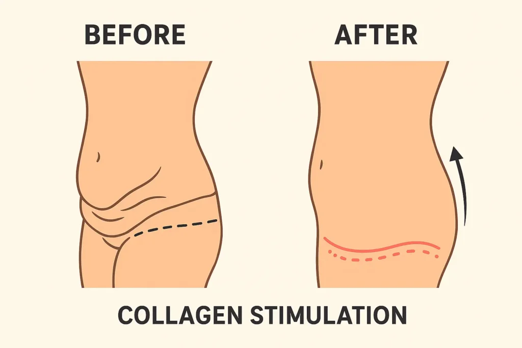 Before and after results for sagging skin after weight loss injections Maryhill